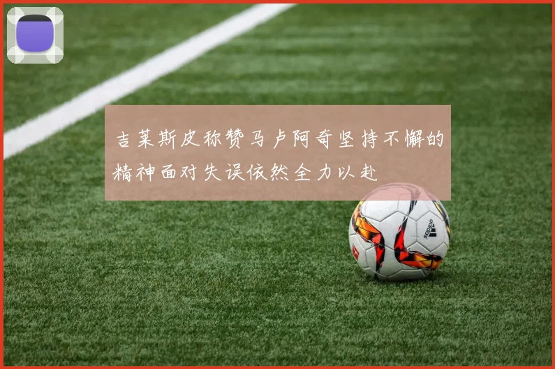 吉莱斯皮称赞马卢阿奇坚持不懈的精神面对失误依然全力以赴