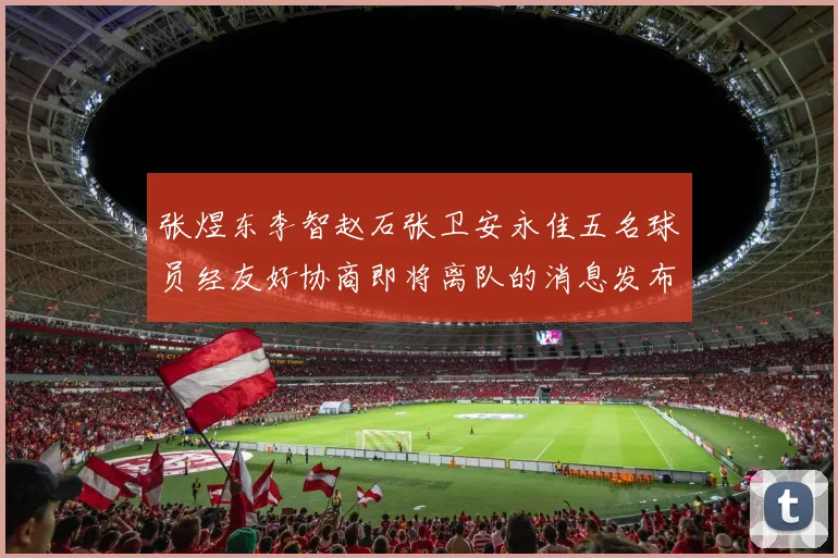 张煜东李智赵石张卫安永佳五名球员经友好协商即将离队的消息发布